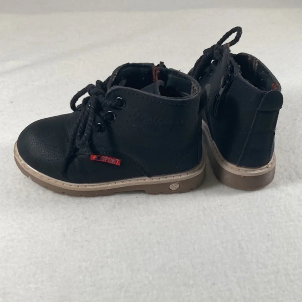 Kids Black Unisex Danglia Hiking Ankle Boots